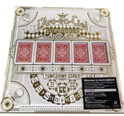 L'Arc-en-Ciel (Hyde, Yukihiro) Live 2015 L'Arcasino Box set Blu-ray+2CD+3LP Poker